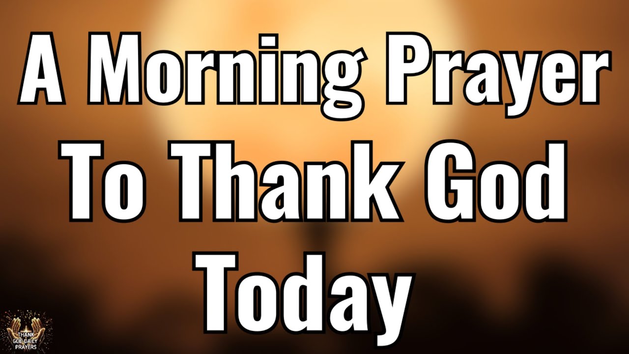 Morning Prayer for Grace and Strength | Start Your Day With God