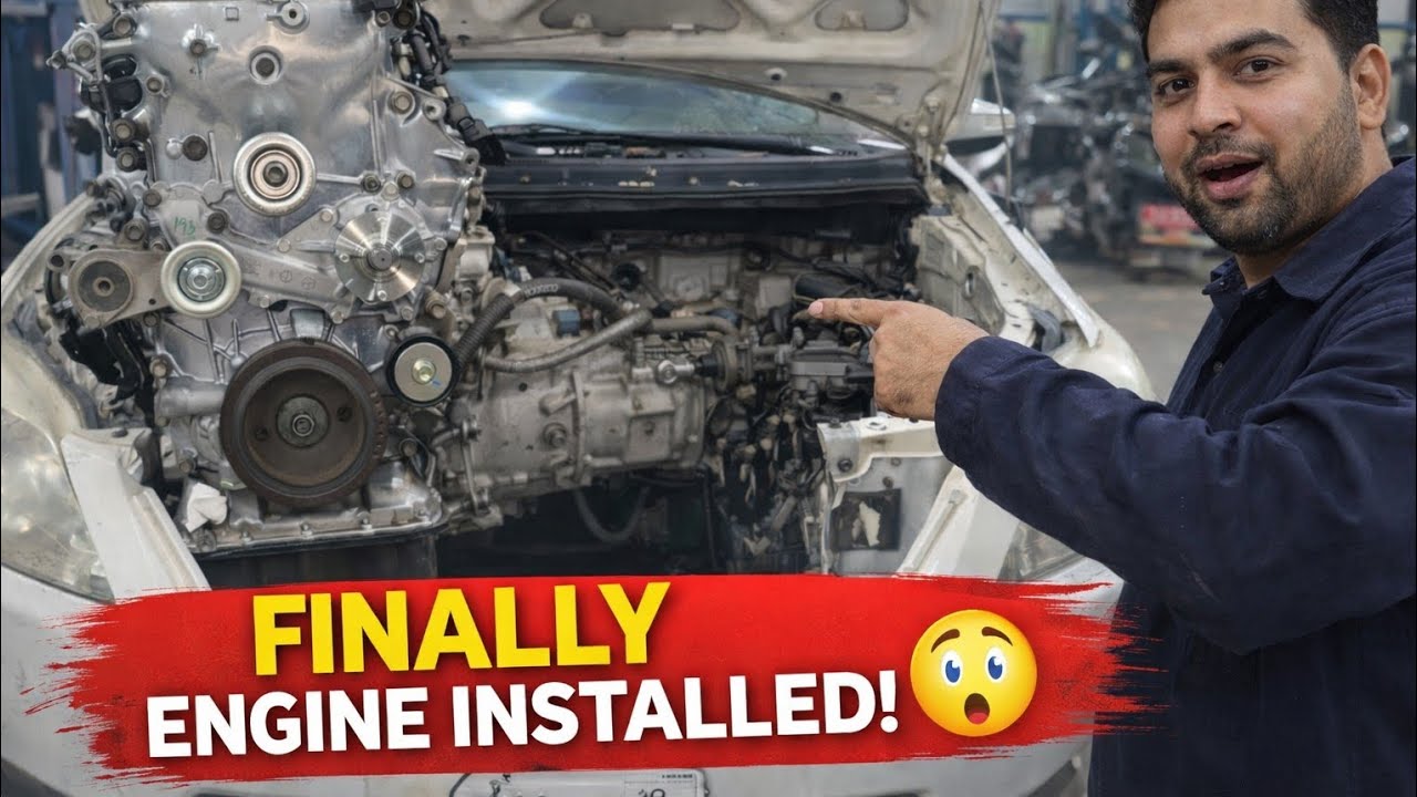 Engine Installation Complete | Full Mechanic Work Explained