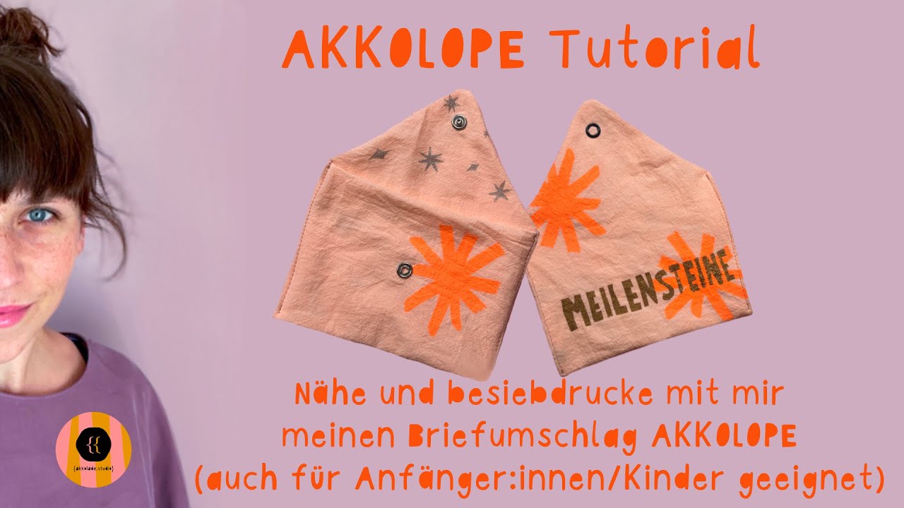 Siebdrucke und N&auml;he mit mir AKKOLOPE (f&uuml;r Kinder geeignet)