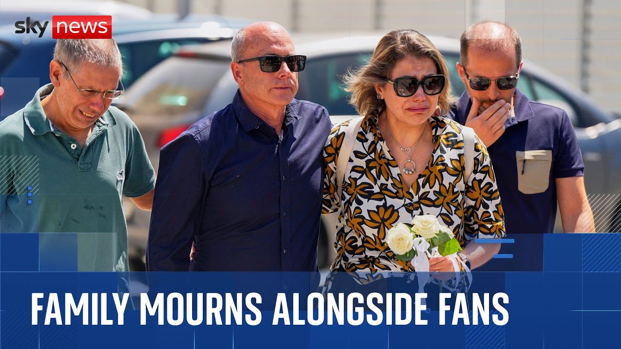 Diogo Jota: Footballer's family and Liverpool staff attend wake ahead of funeral