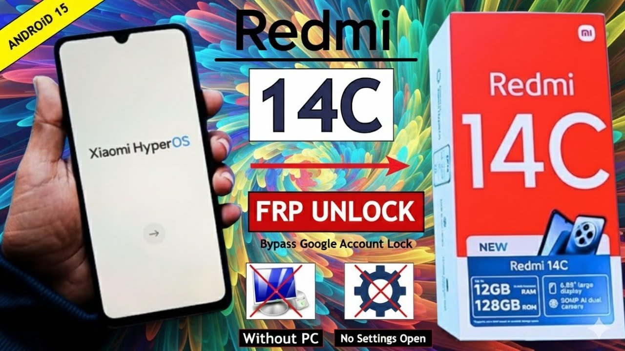 Redmi 14C FRP Bypass 2026🔥 | Google Account Remove Without PC (100% Working Method) | MIUI/HyperOS