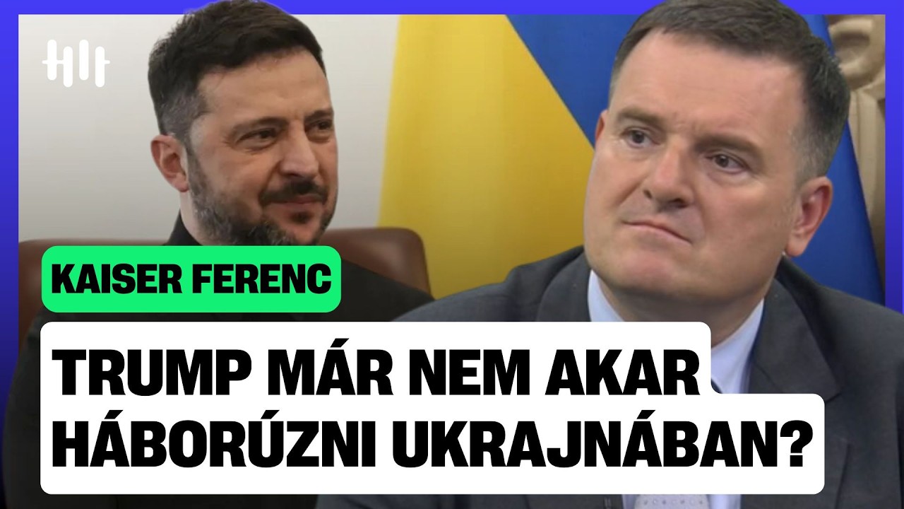 Rendkívüli fordulat: Trump kihátrálhat a tárgyalásokból? Magára maradhat Ukrajna? - Kaiser Ferenc