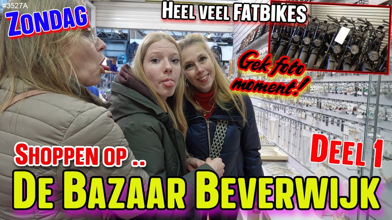 Bezoek aan DE BAZAAR te BEVERWIJK. De ZWARTEMARKT bezoeken. Veel FATBIKES! #bazaar #beverwijk #3527A