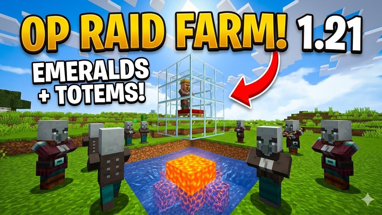 Minecraft Easy RAID FARM