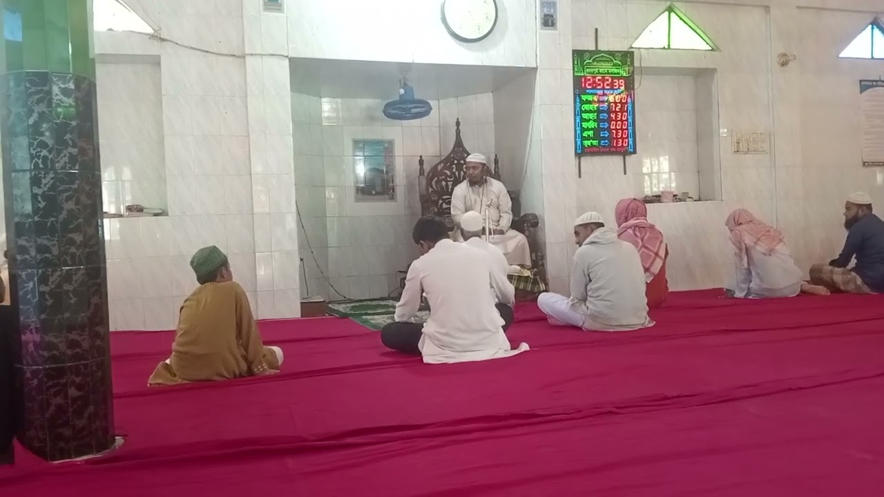 জুমার খুতবার ওয়াজ বদরপুর জামে মসজিদ