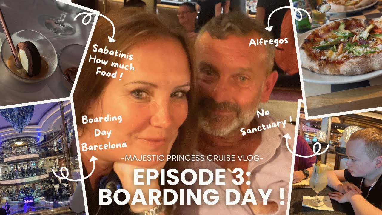 Majestic Princess Boarding Day 🚢 Barcelona to Southampton | First Impressions & Ship Tour | travel