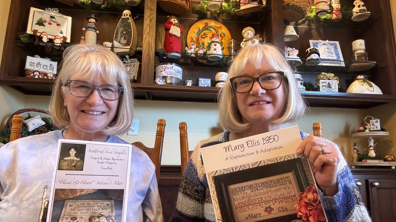January 9, 2026 Flosstube #122 Starting our Blessing Samplers and introducing a Year of the BAPs!