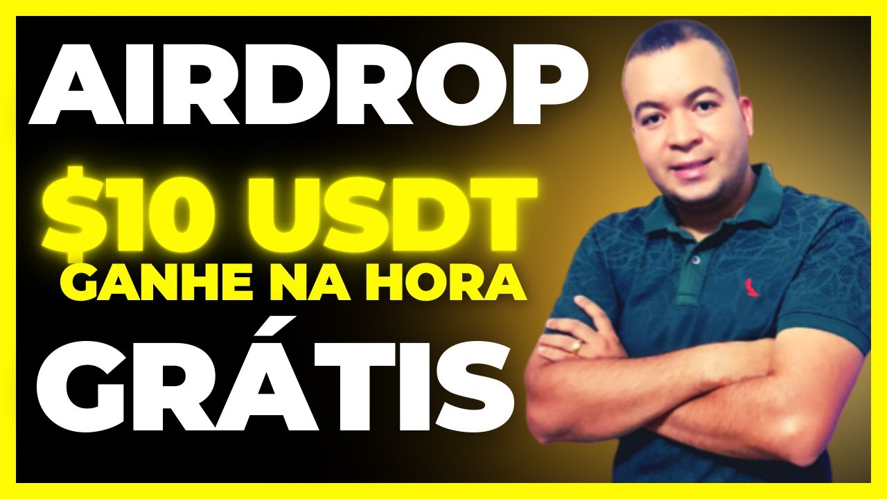 GANHE $10,00 USDT NA HORA (AIRDROP PAGANDO $10 D&Oacute;LARES GR&Aacute;TIS) Como ganhar dinheiro