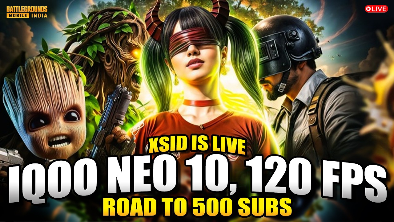 BGMI LIVE 🔥 NEO 120 FPS Smooth Gameplay | Hindi #bgmi #livestream #shortsfeed #pubg