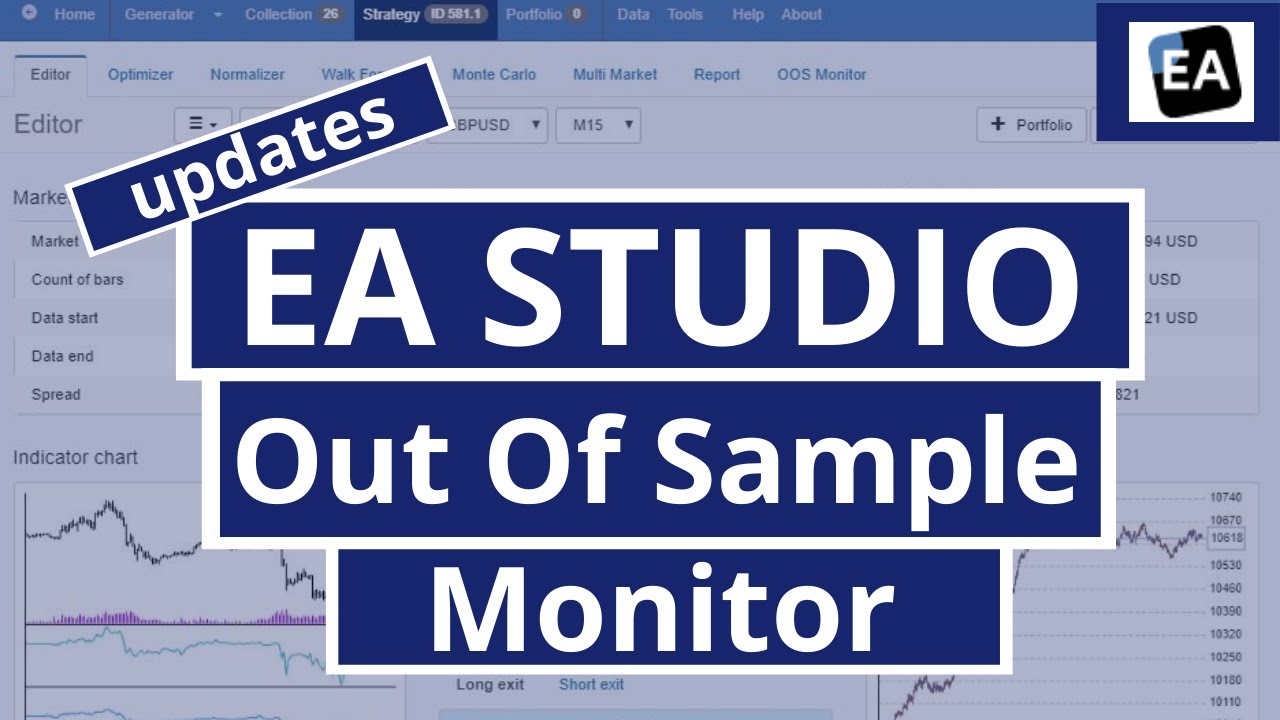 EA Studio Updates: Out of Sample Monitor and Acceptance Criteria