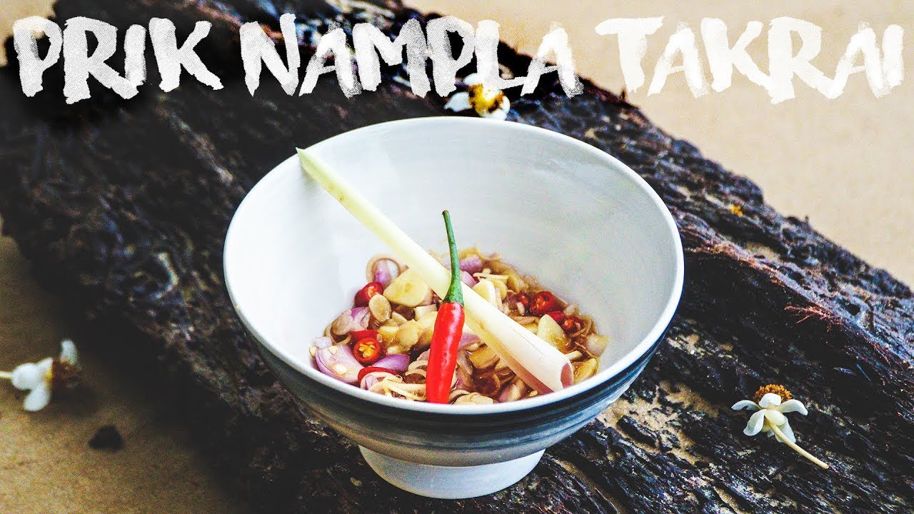 How To Make Prik Nam Pla Takrai - Thai Lemongrass Sauce | Condiment & Sauce Guide #6