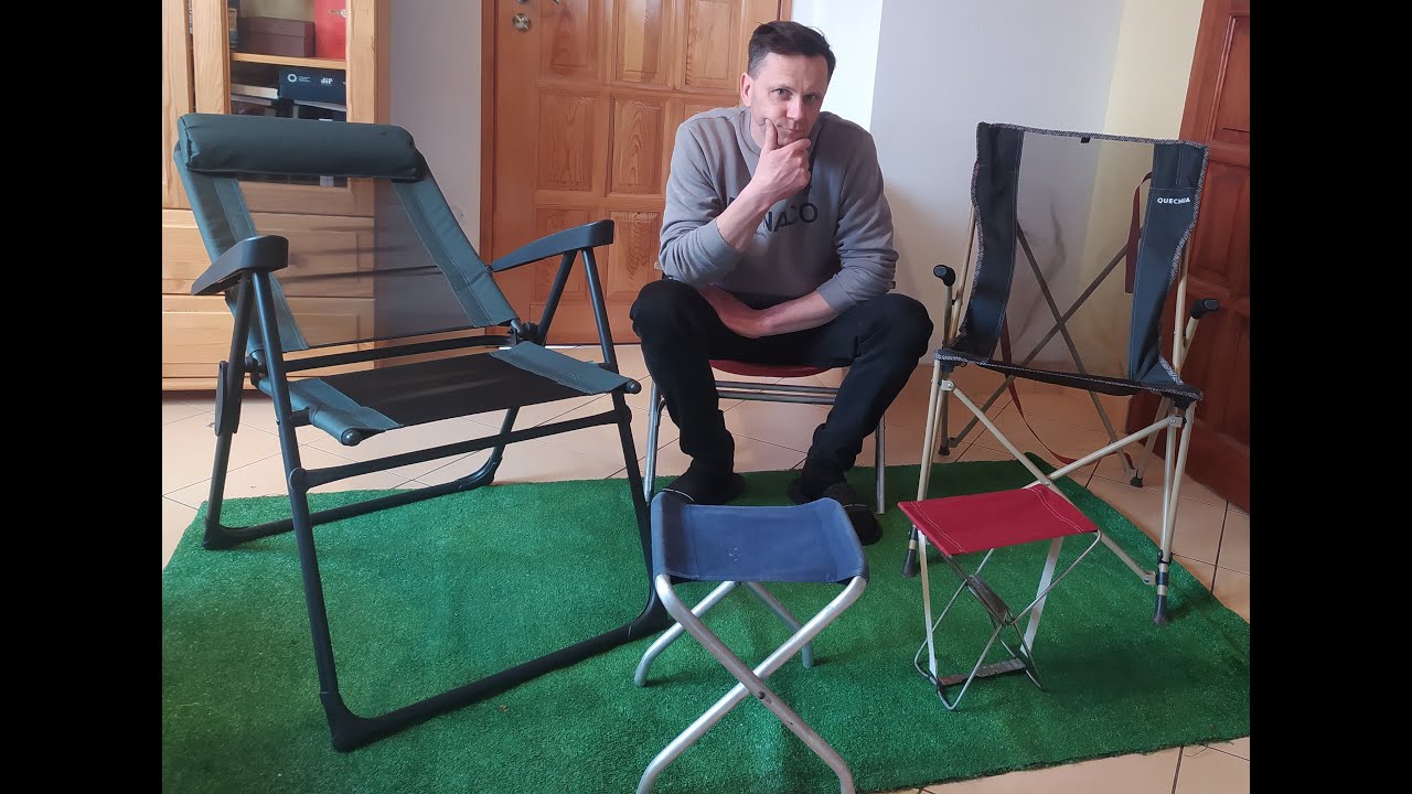 Test krzeseł i foteli kempiongowych z Decathlon, który warto wybrać ?