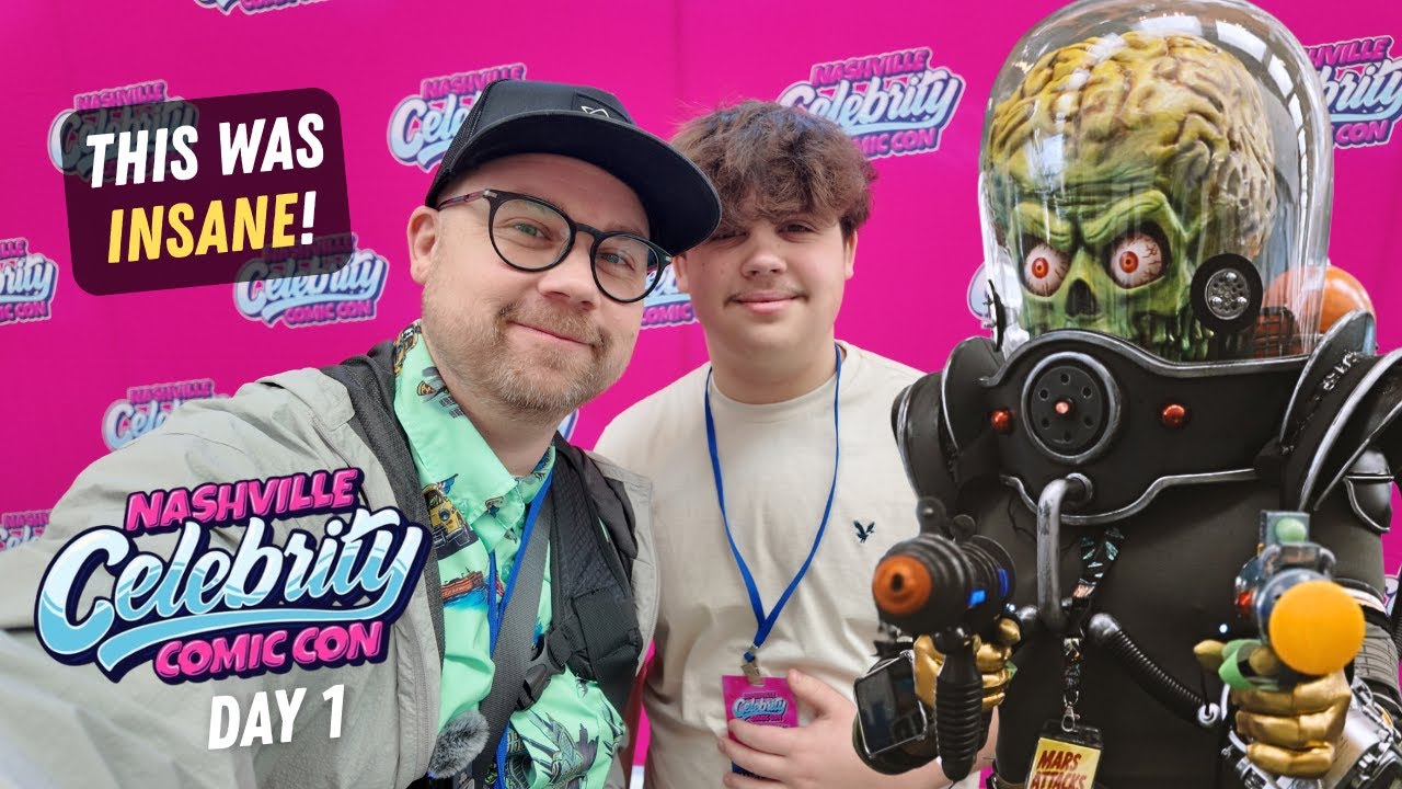 Nashville Celebrity Comic Con Was PACKED! 😱 Day 1 Vlog + Huge Stars & Cosplay