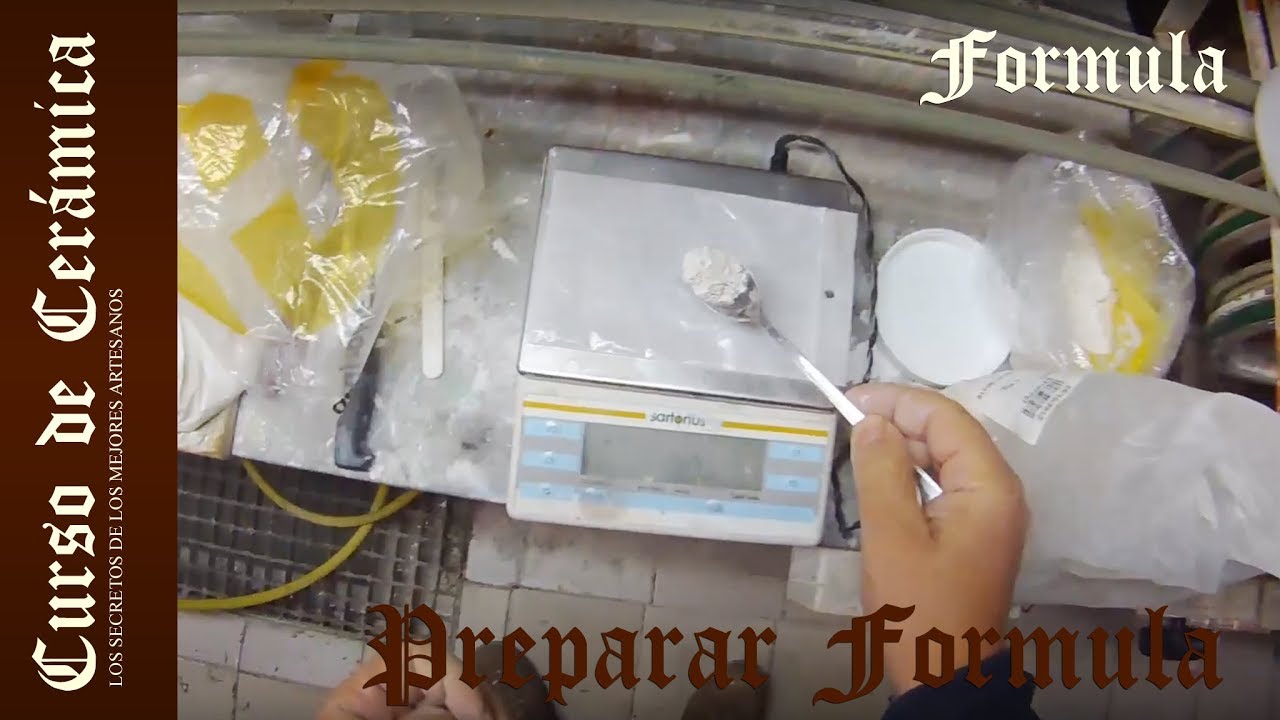 Cursos de Cerámica - Preparar Formular para Reparar Piezas Cerámicas