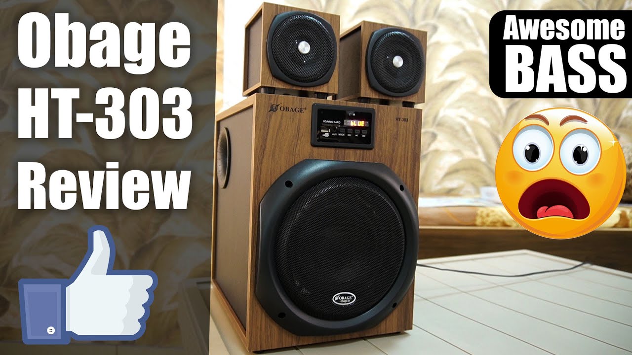 Obage HT-303 Review | Best 2.1 Speaker System Under Rs. 3500 INR