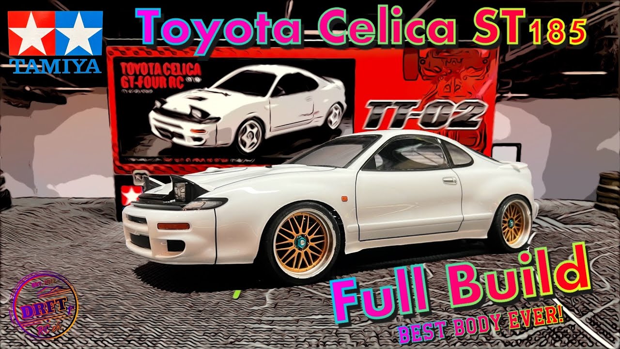 Tamiya Toyota Celica GT-Four ST185 на шасси TT-02 — полная сборка
