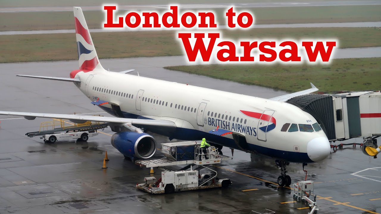 Full Flight: British Airways A321 London to Warsaw (LHR-WAW)