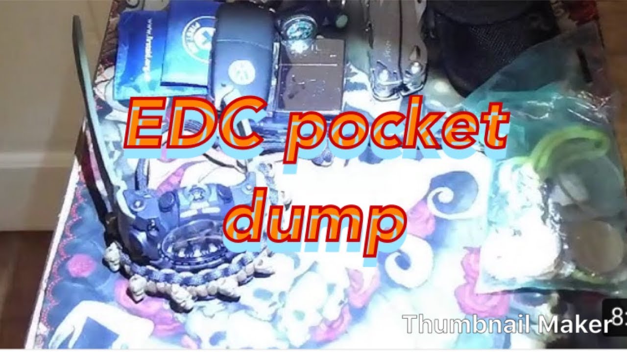 EDC Pocket dump 2018