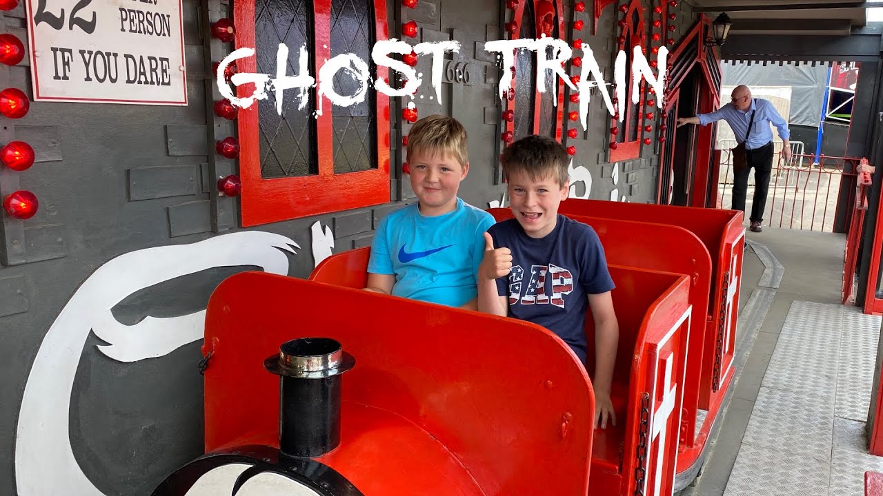👻 The Ghost Train at Mablethorpe Seafront Funfair | Full on-ride POV | Classic Haunted Ride 🎢💀