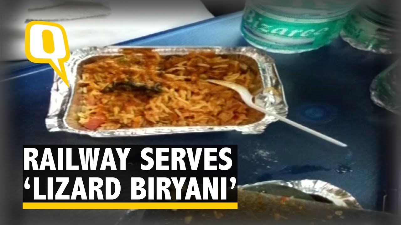 Indian Railway Serves Food With a Dead Lizard in it - The Quint