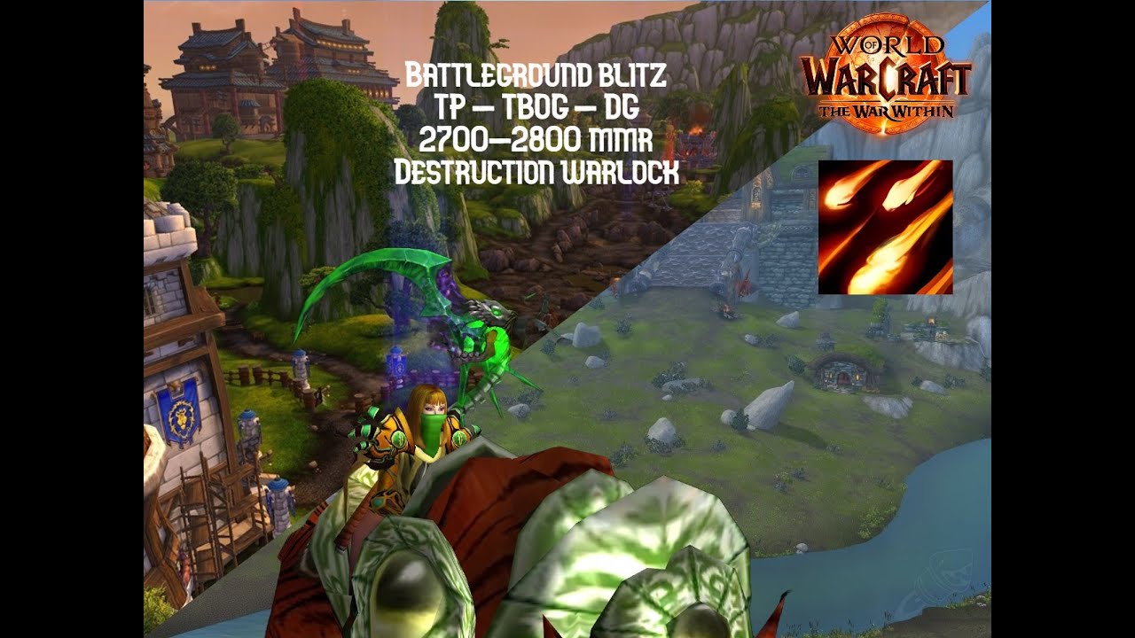 🔥 2700-2800 MMR Battleground Blitz| Destruction Warlock - 11.2.0 - The War Within Season 3🔥