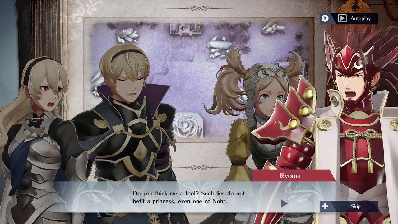 Режим истории DLC «Fates» для нексенологов. История разговоров. Воины Fire Emblem.