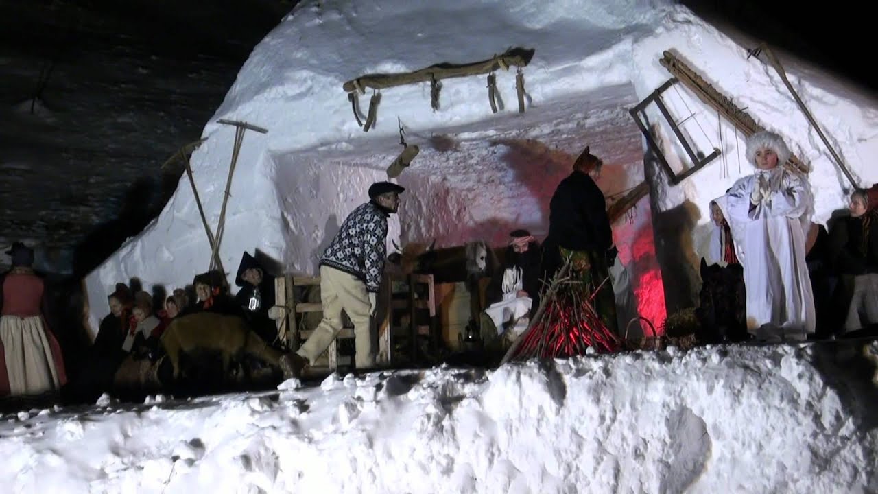Crèche vivante Noël 2011 à Bessans (Haute-Maurienne Vanoise, Savoie Mont-Blanc)