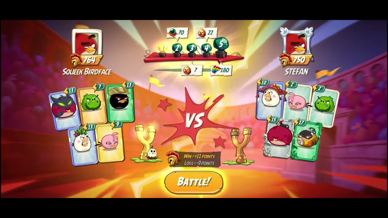 Arena Battles Today /Angry Birds 2 / All Failed Arena Battles /Full Gameplay in HD 1080p