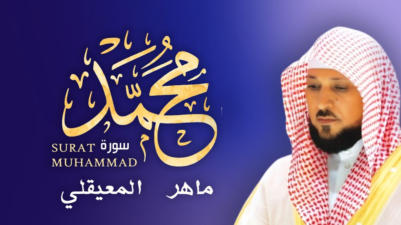 قران المساء يوم 11 رمضان سورة محمد للقارئ الشيخ ماهر المعيقلي
