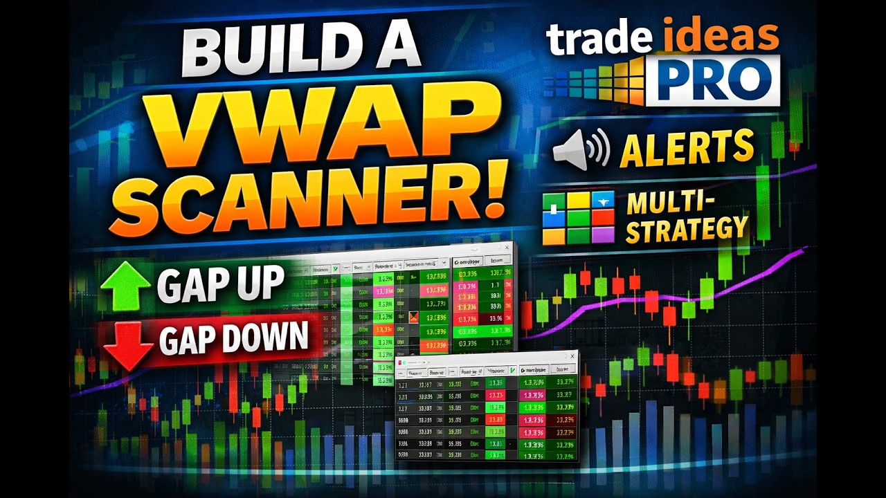 Как создать сканер VWAP в Trade Ideas Pro | Цветовые оповещения, звуковое сопровождение и настрой...