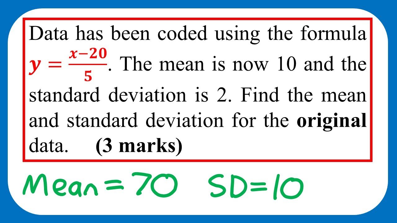What Is Coding? - Statistics Edexcel A Level and AS Maths