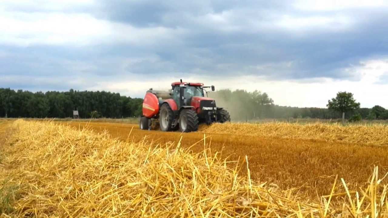CASE IH PUMA 180 mit Vicon RV 4220 *Pressen2013* °HD°