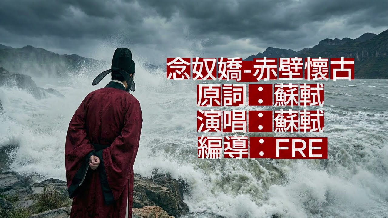 蘇軾親自演唱《念奴嬌・赤壁懷古》：大江東去，浪淘盡，千古風流人物
