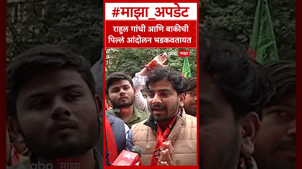 BJP Protest Against Congress In Pune : राहुल गांधी आणि बाकीची पिल्लं आंदोलन भडकवतायत