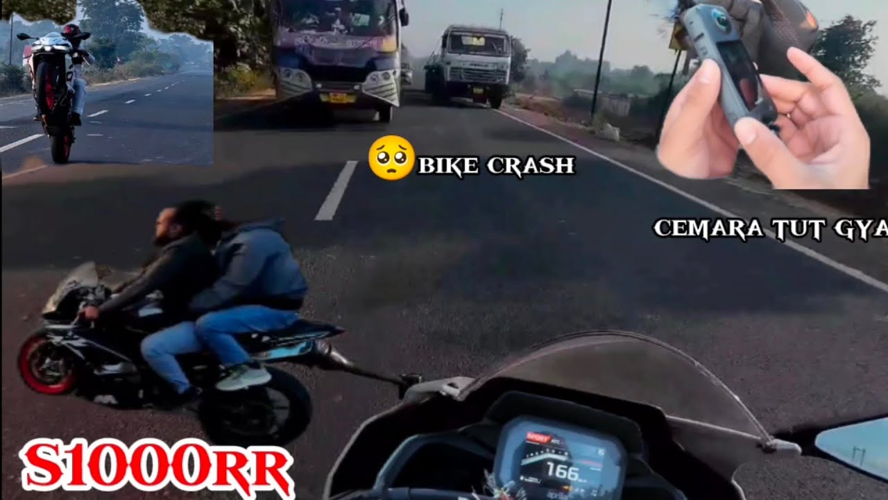 🗣️bike crash hogye 🥺🥺 Aprilia RS 457 hyper ride on Sunday superbike ride bhopal 