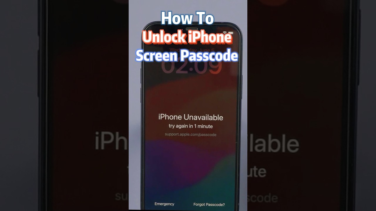 Unlock iPhone With One Click If You Forget Passcode