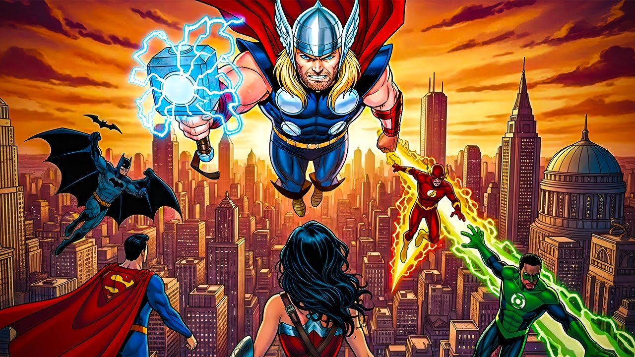 What If Thor Landed In DC Universe?