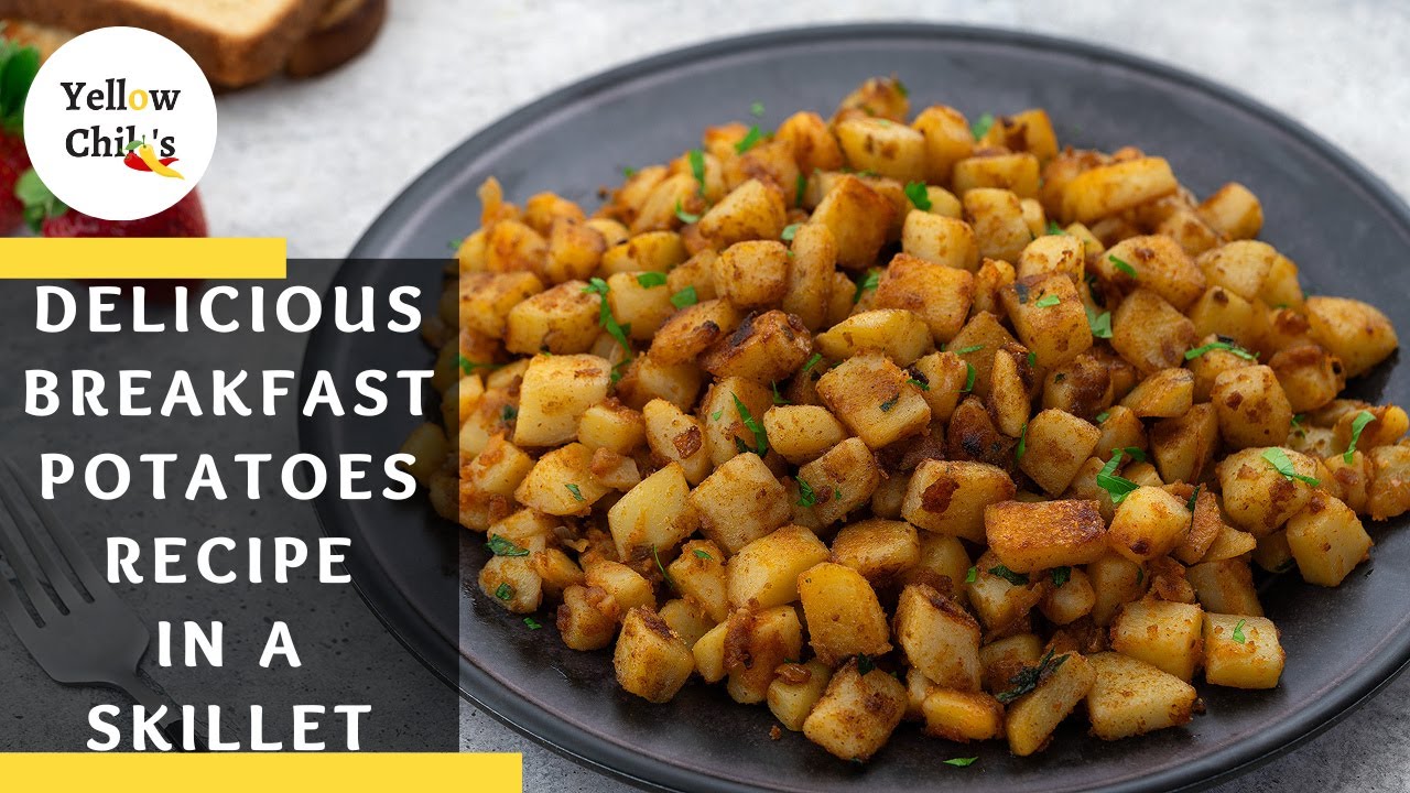 Breakfast Potatoes Recipe: Golden, Crispy, and Irresistible Dish in a Skillet!