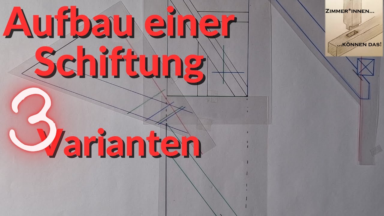 Aufbau einer Gratschiftung - 3 Varianten