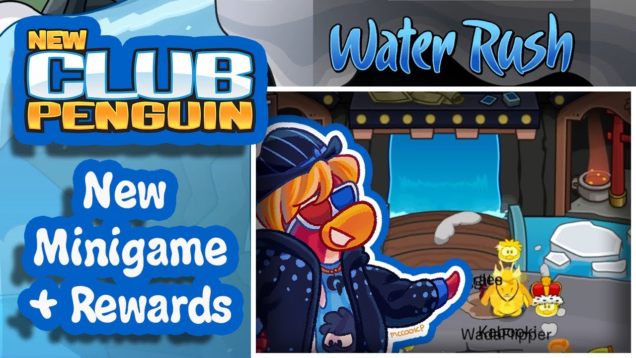Water Rush Minigame | New Club Penguin
