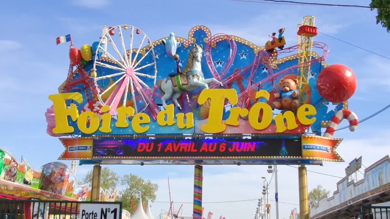 La Foire du Trône 2022, Paris - Journée aux Manèges et Attractions - Pov Off Ride Ride {Vlog} ! [HD]