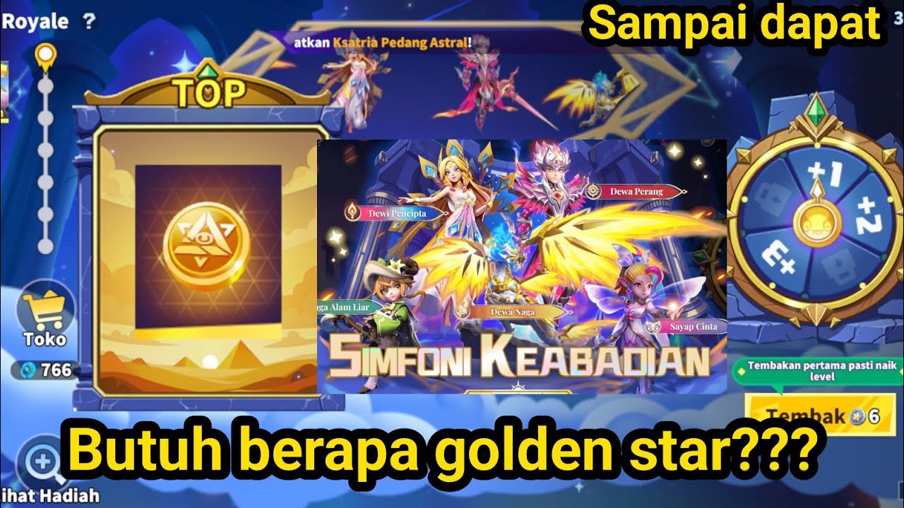 Coba gacha event simfoni ke ajaiban super sus - butuh berapa golden star !!! part 1
