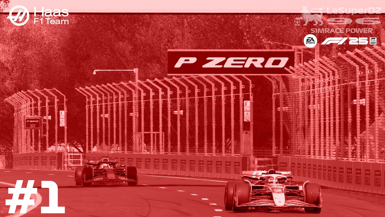 [F1 25] Haas Ferrari Career Mode №1 - ПЕРВЫЙ ЭТАП И ПЕРВЫЙ СХОД