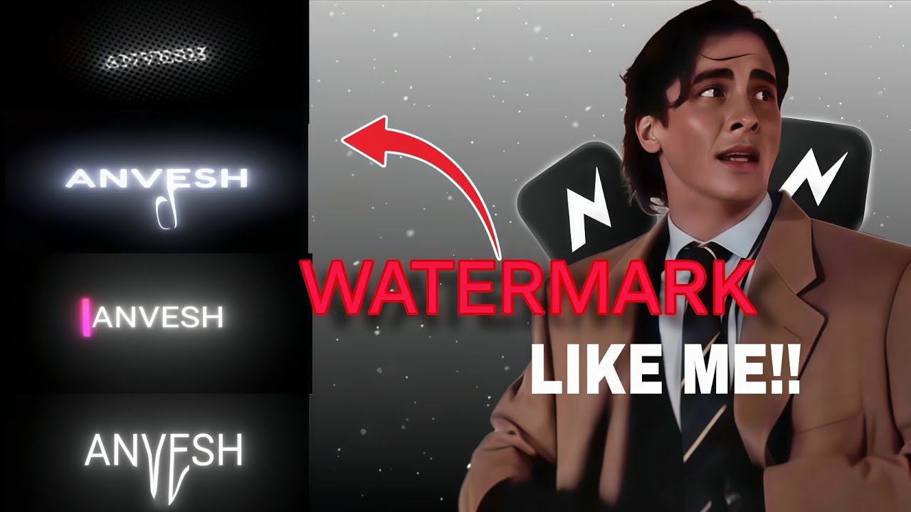 Trending Watermark Preset for Edits - Node Video 🔥🔥