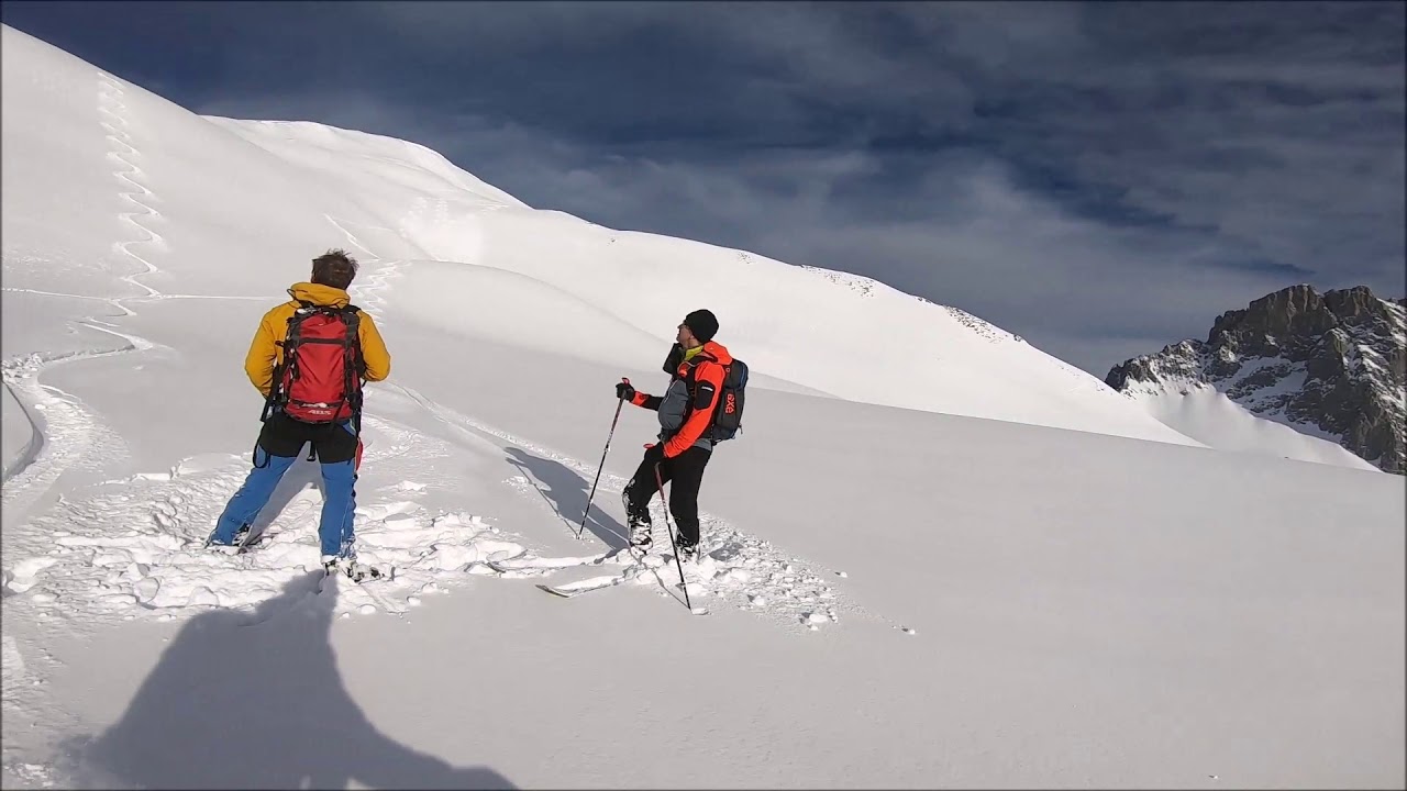 Super Pulverschnee in St. Antönien, Prättigau, Schweiz