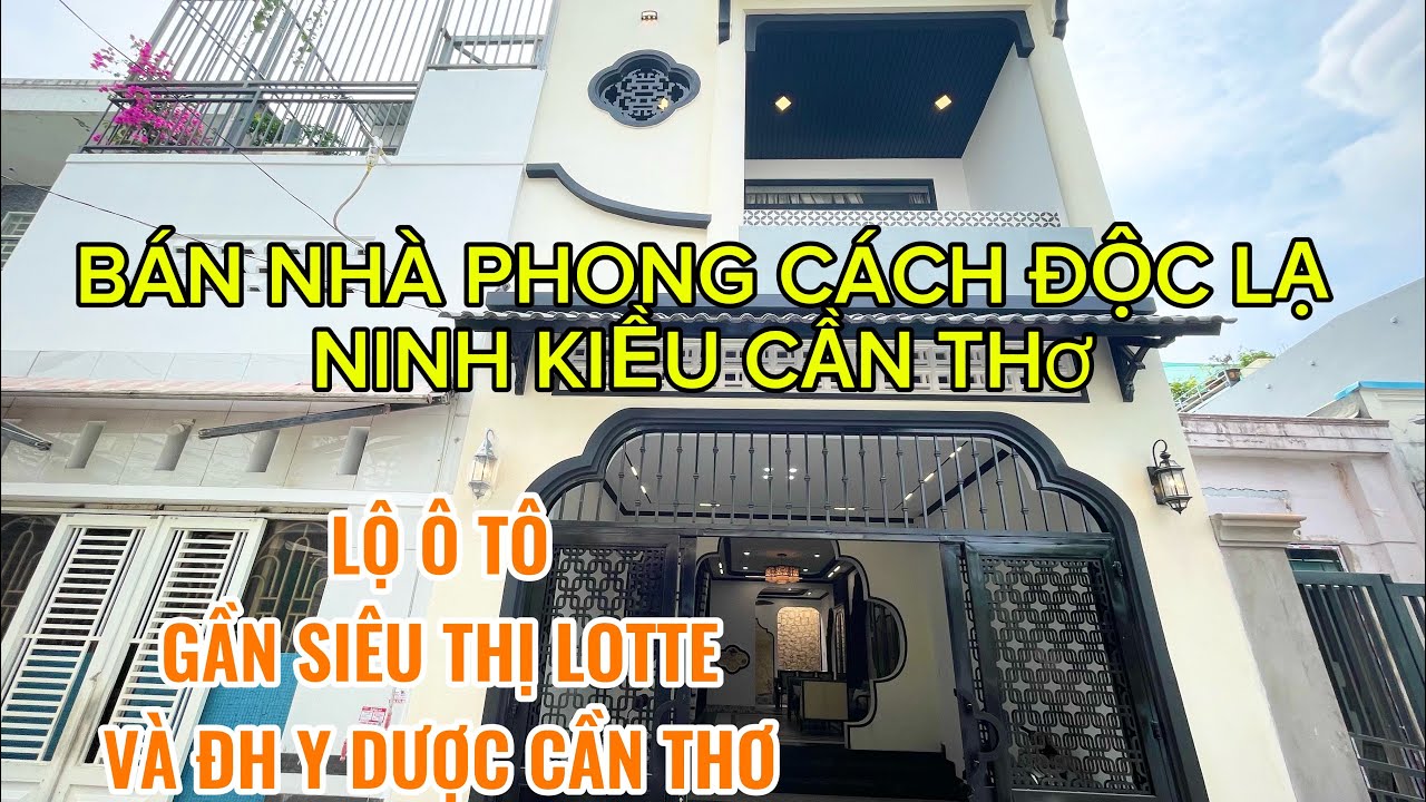 BÁN NHÀ 1 TRỆT 1 LẦU 1 SÂN THƯỢNG HẺM 160 AN KHÁNH NINH KIỀU CẦN THƠ SIÊU ĐẸP ĐỘC LẠ.