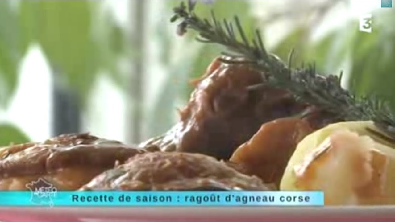 Recette de saison : rago&ucirc;t d'agneau corse
