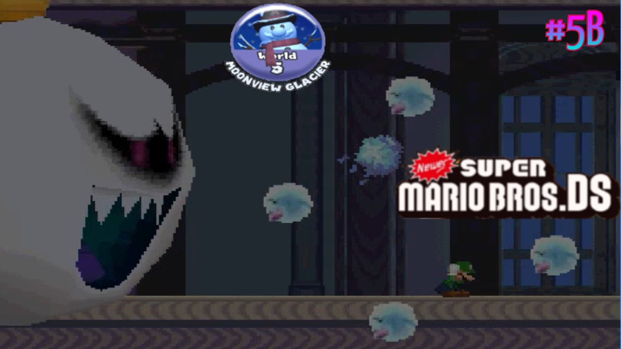 NEWER Super Mario Bros. DS (no commentary) I #World 5.3 -🏰 MOONViEW GLACiER