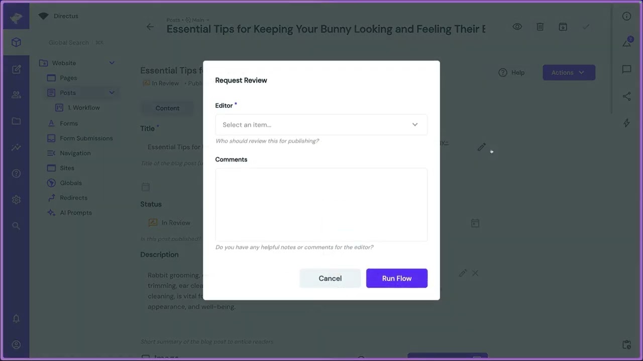 Superheader Interface [Directus Extension]