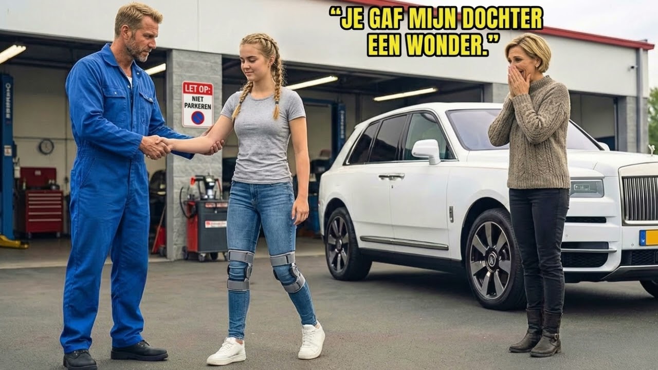 Een alleenstaande vader gaf de gehandicapte dochter van een miljardair een wonder — moeder barstte..